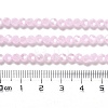 Electroplate Glass Beads Strands EGLA-A035-J4mm-A02-4