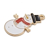 Christmas Theme Alloy Enamel Pendants ENAM-Z019-01K-2