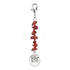 8Pcs Tree of Life Tibetan Style Alloy Pendant Decorations GG-CJA3F0-2
