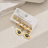 3 Pairs Evil Eye Stainless Steel Earring Sets ZH5576-2-4