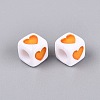 Opaque Acrylic European Beads OPDL-S078-08-2