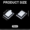 Plastic Single Ring Display Stands RDIS-WH0030-03A-2
