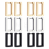 12Pcs 3 Colors 316 Stainless Steel Hoop Earrings EJEW-UN0003-23A-1