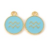 Alloy Enamel Pendants LS-ENAM-S124-01B-16J-1
