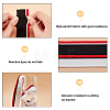 4Pcs 2 Colors 95% Cotton & 5% Elastic Fiber Ribbing Fabric for Cuffs FIND-BC0004-37-4
