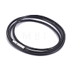 Leather Cord Necklace Making X-MAK-L019-03-1