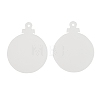 Transparent Acrylic Big Pendants MACR-XCP0001-25-1