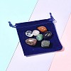 7Pcs Natural Labradorite & Amethyst & Rose Quartz & South Red Agate & Rhodonite & Green Aventurine & Quartz Crystal Tumbled Stone Sets DIY-FS0007-10B-8
