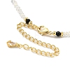 Natural Pearl & Natural Gemstone Beaded Necklaces NJEW-M214-05G-3