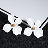 Flower Alloy Stud Earrings WGD3727-01-1