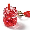 Drinks Bottle Acrylic Pendant Keychain Decoration KEYC-D018-03-4