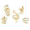 5Pcs 304 Stainless Steel Open Cuff Rings for Women RJEW-K313-05G-4
