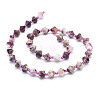 Natural Plum Blossom Tourmaline Beads Strands G-E569-C06-2