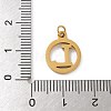 304 Stainless Steel Charms
with Jump Ring STAS-R001-02G-L-3