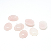 Natural Rose Quartz Gemstone Cabochons G-T020-18x25mm-17-1