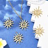 5Pcs 304 Stainless Steel Pendants STAS-YW0003-40-4