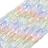Electroplate Glass Beads Strands X-EGLA-P065-02A-01-1