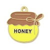 Bees Theme Alloy Enamel Pandants FIND-M083-06L-G-1