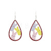 Wood Dangle Earrings FS-WG957CE-04-2