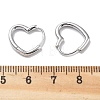 925 Sterling Silver Hoop Earrings EJEW-R001-01S-5