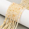 Heated Natural Citrine Beads Strands G-L622-C05-3mm-B-1