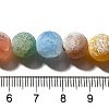 Natural Weathered Agate(Dyed & Heated) Beads Strands G-H091-A01-02-4