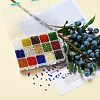 375G 15 Colors Glass Seed Beads SEED-JP0004-01-4mm-5