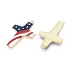 Independence Day Alloy Enamel Pendants ENAM-T021-77A-G-2