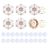 6Pcs Zinc Alloy Cufflinks BUTT-ME0001-38-1