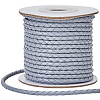 1 Roll 10M Round Braided Cowhide Cords WL-SC0001-03C-1