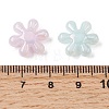 UV Plating Opaque Acrylic Beads OACR-G058-17E-3