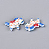 Printed Opaque Resin Beads RESI-N043-07A-2