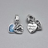 925 Sterling Silver Pendants STER-I019-23AS-2
