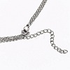 304 Stainless Steel 3 Layer Necklaces NJEW-L458-042M-7