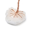 Natural Citrine Chips Tree of Life Decorations DJEW-P022-01B-04-3