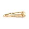 Alloy Alligator Hair Clips AJEW-A061-01C-G-1