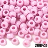 200Pcs Opaque Plastic Beads KY-YW0001-79C-1