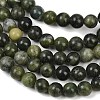 Natural Chinese Jade Beads Strands G-F363-6mm-8