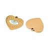 304 Stainless Steel Enamel Pendants STAS-Z190-09G-01-2