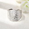 304 Stainless Steel Open Cuff Rings RJEW-H261-09P-1