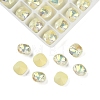 Pointed Back Glass Rhinestone Cabochons GGLA-S003-03B-1