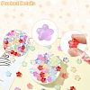 30Pcs Baking Paint Glass Beads GLAA-FS0001-99F-3