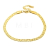 Ion Plating(IP) 304 Stainless Steel Herringbone Chain Bracelets for Women BJEW-A013-02B-G-1