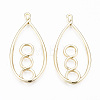 Rack Plating Alloy Pendants PALLOY-T077-64LG-RS-1