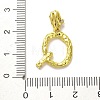 Rack Plating Brass Micro Pave Cubic Zirconia European Dangle Charms KK-L210-015G-Q-3