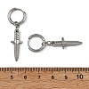 304 Stainless Steel Hoop Earrings for Women EJEW-JE07210-5