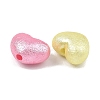 Textured Opaque ABS Imitation Pearl Beads MACR-K361-17-2