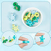 10Pcs 5 Style Silicone Beads SIL-SC0001-14-4