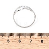 304 Stainless Steel Cuff Open Rings RJEW-P188-02H-P-5