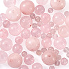  Natural Round Loose Gemstone Rose Quartz Beads G-TA0001-09-19